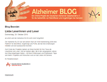 Tablet Screenshot of alzheimerblog.de
